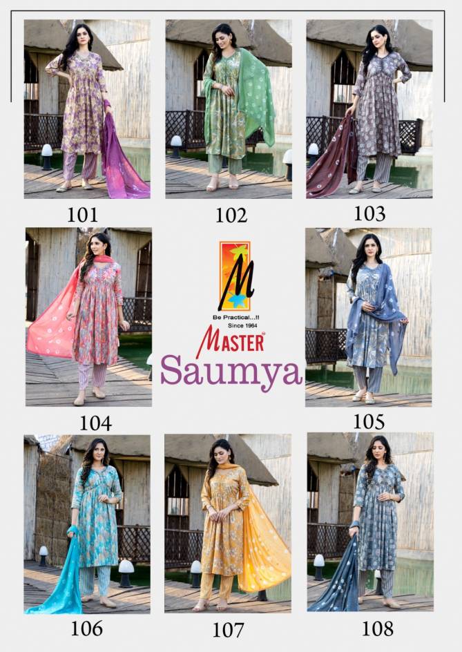 Saumya By Master Aaliya Cut Kurti With Bottom Dupatta Wholesale Suppliers In India
